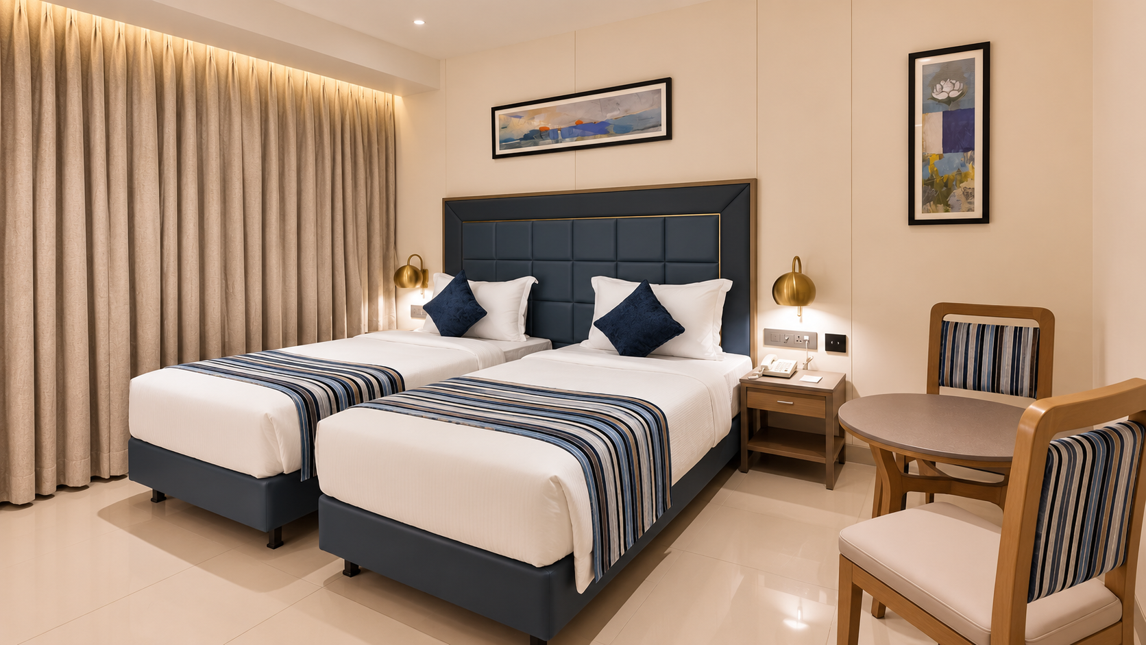 Twin-bed accommodation